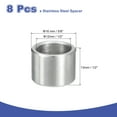 thumbnail image 2 of 8 Piezas Espaciador Acero Inoxidable 304 5/8" OD x 1/2" ID x 1/2" Longitud, 2 of 6