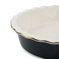 Thyme & Table 9 inch Stoneware Pie Dish, Onyx