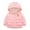 Pink, variant on Esaierr Baby Boys Girls Winter Warm Jacket Kids Ears Hooded Puffer Cotton Coats Toddler Fleece Lined Cotton Outerwear Tops for 1-8 Years Old