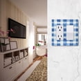 thumbnail image 5 of Yayeee Rocker Switch Wall Plate 1-Gang 4.6"x2.9" Home Decorative Outlet Cover, Blue Plain, 5 of 6