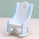 thumbnail image 5 of Silla en miniatura a escala 1/12, mecedora para casa de muñecas, decoración para dormitorio, 5 of 5