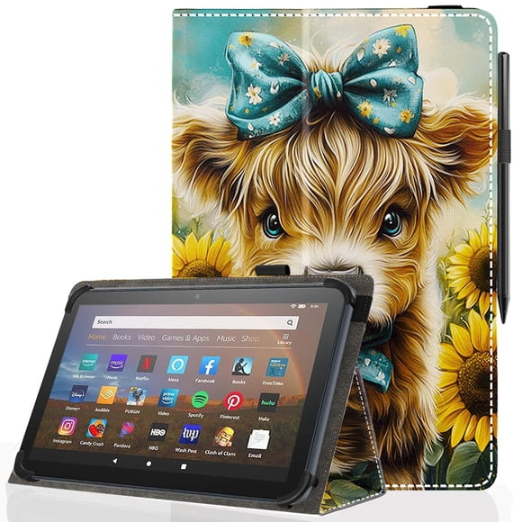 Funda universal para tablet Pudiceva de 10" con soporte plegable y porta lápiz