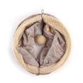 thumbnail image 3 of Collapsible Cat Tunnel Dog Crinkle Liner Plush Movement Channel Training Toy with Dangling Plush Ball for Pet Rabbit, 3 of 9