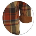 thumbnail image 3 of Gioberti Men's Brushed Flannel 100% Cotton Plaid Checkered Shirt with Corduroy Contrast, 3 of 4