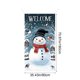 thumbnail image 3 of Decoraciones de Navidad Interior 35 X 71 Pulgadas Marco de Puerta de Navidad - Patrón de Santa Claus - Decoración de Puerta de Navidad - Decoración de Fiesta Del Festival, 3 of 6