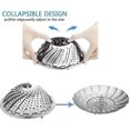 thumbnail image 2 of Vegetable Steamer, Stainless Steel Adjustable Folding Steamer, 2 of 4