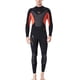 thumbnail image 1 of Advancent Trajes de neopreno Traje de buceo Pantalones de manga larga de secado rápido Protección solar de una pieza Mantener el calor para bucear Deportes acuáticos negro/naranja XL Advancent OD003281-09, 1 of 6
