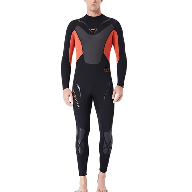 Advancent Trajes de neopreno Traje de buceo Pantalones de manga larga de secado rápido Protección solar de una pieza Mantener el calor para bucear Deportes acuáticos negro/naranja XL Advancent OD003281-09