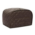 thumbnail image 3 of 4-slice Toaster Dust-proof Cover, Small Appliance Cover For Kitchen/Keep Toaster Free From Dust And Fingerprint (11.5"L X 8"W X 8"H, Brown), 3 of 3