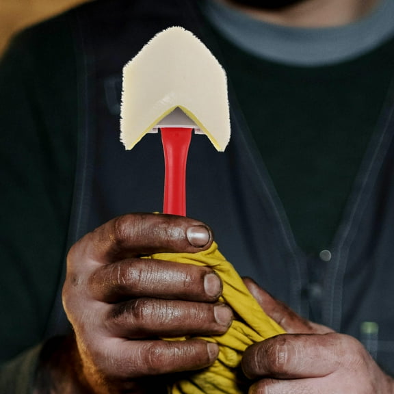 HEMOTON 2pcs Triangle Wall Edge Painting Brush Trim and Corner Paint Tool Wall Trimming Tool for Wall Trimming Corners Home Improvement