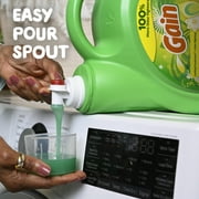 Gain Laundry Detergent Liquid with Odor Fighters, Original Scent, 154 fl oz, 107 Loads