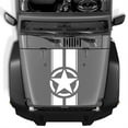 thumbnail image 2 of Blue Car Hood Racing Sticker Stripe Decal for Jeep Wrangler TJ LJ JK (45*110CM), 2 of 5