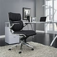 thumbnail image 4 of Hawthorne Collection Faux Leather Swivel Office Chair in Black, 4 of 4