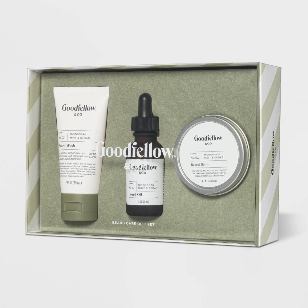 Goodfellow & Co Beard Care Set No. 3 Moroccan Mint & Cedar Beard Wash