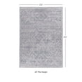 thumbnail image 3 of Contemporary Home Living 2.25' x 3.25' Tribal Diamond Rectangular Area Throw Rug - Gray and Blue, 3 of 7
