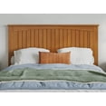 thumbnail image 5 of AFI Naples Full Solid Wood Low Profile Platform Bed with Matching Footboard, Light Toffee, 5 of 11
