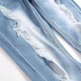 thumbnail image 5 of Brilliant Mens Clothing Jeans Slim Men Biker Zipper Jeans Skinny Frayed Pants Distressed Rip Trousers clearance clothes under $25.00, 5 of 9