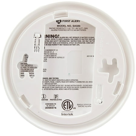 First Alert - Dual-Sensor Smoke and Fire Alarm - White