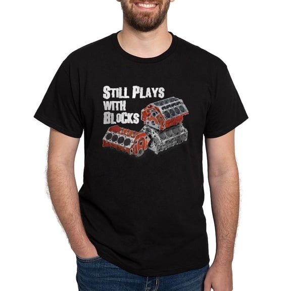 CafePress - Playsblocks Tee BLK T Shirt - Men's Classic Graphic Cotton T-Shirt