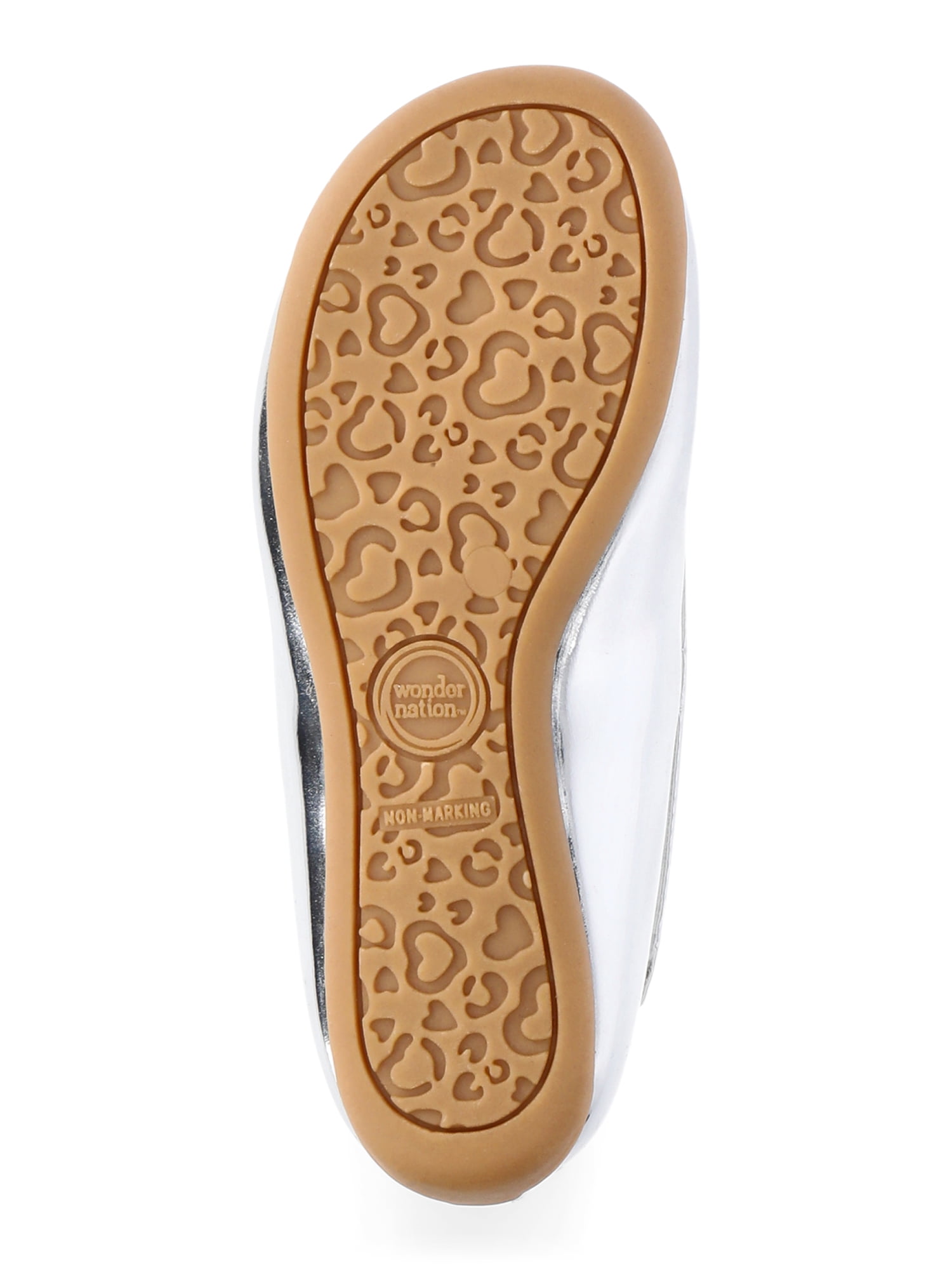 Wonder Nation Girls Bow Ballet Flats