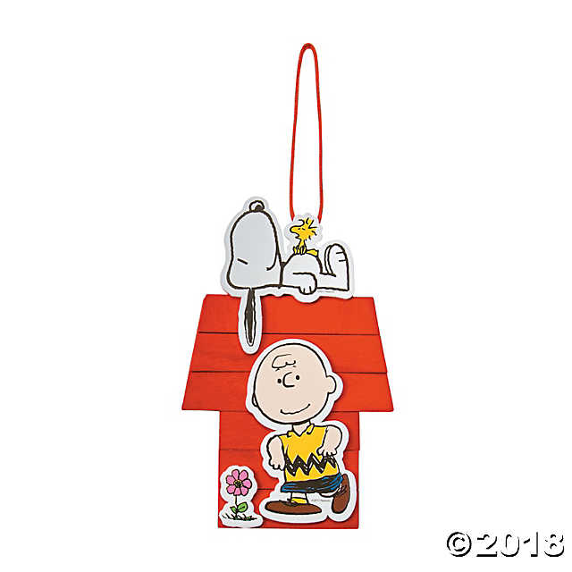 Peanuts Craft Stick Snoopy House Craft Kit Walmart Com