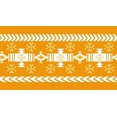 thumbnail image 2 of IBA Indianbeautifulart Orange Aztec Geometric Velvet&nbsp;Trim&nbsp;Fabric Sewing Fabric Lace Dressmaking Printed Sewing Lace 9 Yards 3 Inches, 2 of 2