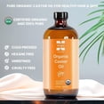thumbnail image 2 of Aceite de ricino terravera Niya, 473 ml, orgánico puro prensado en frío, 2 of 8