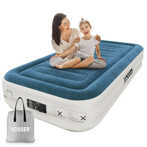 Colchón inflable VOSSER Twin con bomba integrada para inflar y desinflar