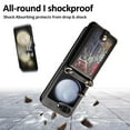 thumbnail image 3 of Allytechgroup Wallet Case for Samsung Galaxy Z Flip 6, Mini Case Bag with Shoulder Strap Hand Wrist Cards Holder RFID Blocking Shockproof Bumper Phone Case for Galaxy Z Flip 6, Black, 3 of 8