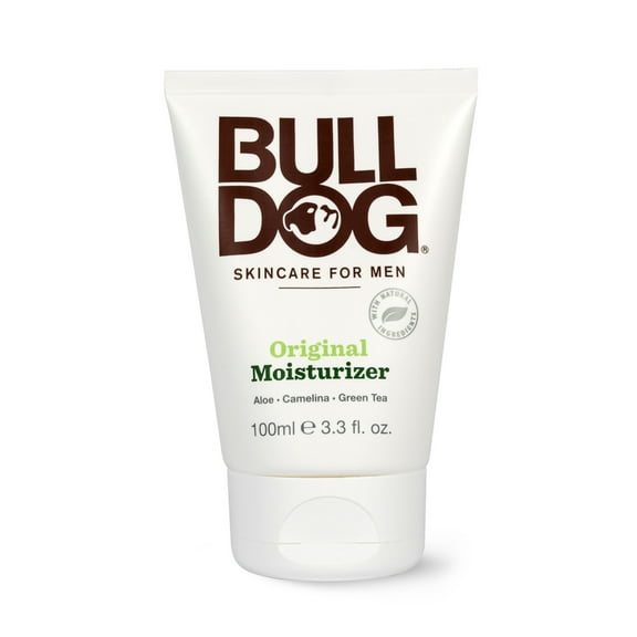 Bulldog Skincare for Men Original Face Moisturizer 3.3 Oz, Hydrates Skin Without Leaving Skin Greasy, No Artificial Colors, No Synthetic Fragrances
