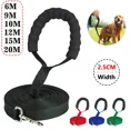 thumbnail image 2 of Correa larga para perros con mango de esponja, 6 m, 9 m, 10 m, 12 m, 15 m, 20 m, cuerda de plomo para entrenamiento al aire libre para mascotas medianas y grandes, 6, 9, 10, 12, 15 y 20 m, 2 of 5