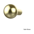 thumbnail image 4 of Allied Brass 1-in Cabinet Knob, Polished Nickel, 4 of 5