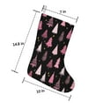 thumbnail image 5 of 3 Pcs Christmas Stockings,Black and Pink Christmas Tree Pattern Stockings Christmas,14.8'' Xmas Stockings,Christmas Party Favors,Christmas Party Decorations,Christmas Stockings Personalized, 5 of 5