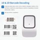 thumbnail image 4 of 1D 2D QR Plataforma de escáner de código de barras de escritorio Manos libres USB Lector de cód CACAGOO Escáner de código de barras, 4 of 7