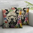 thumbnail image 3 of PHYHOO Spring Pillow Cover Throw Pillowcase Home Sofa Holiday Cushion Case Farmhouse Dog Spring Decorations, 3 of 5
