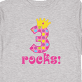 thumbnail image 4 of Inktastic 3rd Birthday Rocks Princess 3 Year Old Girls Long Sleeve Toddler T-Shirt, 4 of 5