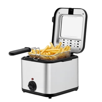 Hamilton Beach 12-Cup Electric Deep Fryer with Basket, Freidora de Aceite, Stainless  Steel - Walmart.com
