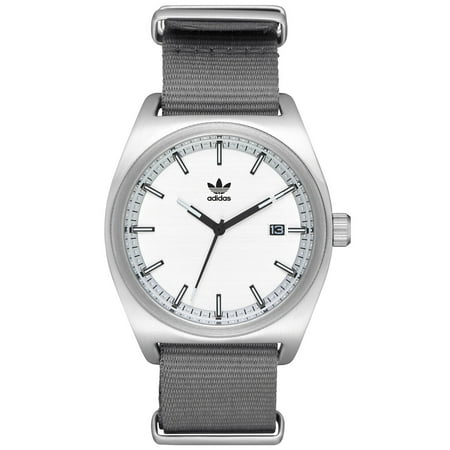 Adidas Men's Process W2 Z09 2957-00 Silver Nylon Quartz Fashion Watch