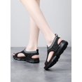 thumbnail image 1 of Summer New Style Sporty Sandals For Women, Comfortable And Fashionable, Flat Heel Fishmouth Hollow-out Big Size Shoes, 1 of 5
