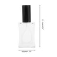 thumbnail image 4 of Unique Bargains 1 Pc Elegant Slim Bottle Perfume Bottle for Bathroom 30ml Black, 4 of 6
