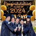 thumbnail image 6 of SLYNSHome Graduation Decorations Congratulations Graduation Banner 2024 Graduation Banner Graduation Decorations Graduation Photo Backgrounds, 6 of 8