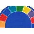 thumbnail image 5 of Color Tones 7'8" x 10'9" Oval area rug in color Multi, 5 of 5