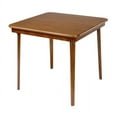 thumbnail image 1 of Meco STAKMORE Straight Edge Folding Card Table, Fruitwood Finish, 1 of 3
