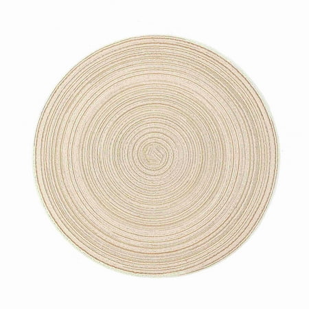 

shyuyusa Placemats Washable Woven Vinyl Placemats For Dining Table Easy To Clean Plastic Placemats Dining Table Set Washable Easy to Clean Woven Vinyl Kitchen Placemats for Dining Table