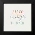 thumbnail image 2 of Wild Apple Portfolio 15x15 Black Modern Framed Museum Art Print Titled - Teacher Inspiration II Color, 2 of 5