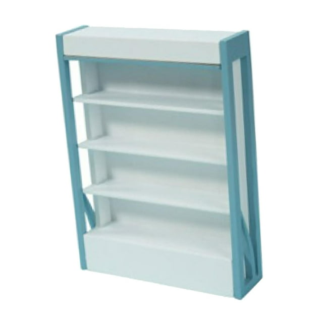1/12 Tienda te Miniatura Armario Muebles Accesorios tes de Exhibición Decoración de para Niñ 128 cm x x 173 cm Yotijar estante de la casa de muñecas