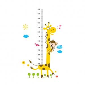 - Fancyleo Children Height Growth Chart Measure Wall Sticker Kids Room Decor Animal Decal