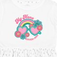 thumbnail image 4 of Inktastic Nana Loves Me Girls Granddaughter Girls Toddler Dress, 4 of 5