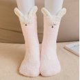 thumbnail image 1 of Moonker Womens Cartoon Fuzzy Socks Cozy Winter Home Slipper Warm Fleece Soft Thick Comfy Gift, 1 of 8