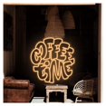 thumbnail image 1 of Letrero De Neón Coffee Time, Ideal Para Decoración De Pared De Cocina De Cafetería Retro, Con Iluminación Regulable De 49cmx50cm, 1 of 2